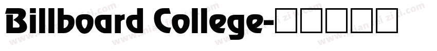 Billboard College字体转换